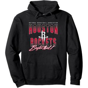 imageNBA Official Houston Rockets Hook Pullover HoodieBlack