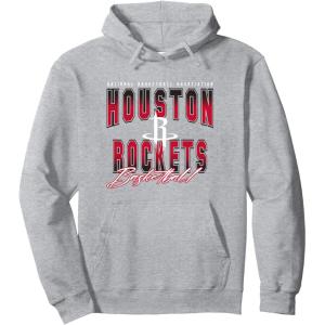 imageNBA Official Houston Rockets Hook Pullover HoodieHeather Grey