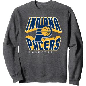 imageNBA Official Indiana Pacers Blowin Up SweatshirtDark Heather Grey