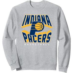 imageNBA Official Indiana Pacers Blowin Up SweatshirtHeather Grey