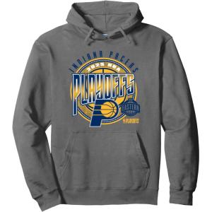 imageNBA Official Indiana Pacers Playoffs 2025 Game Day Pullover HoodieAsphalt Grey