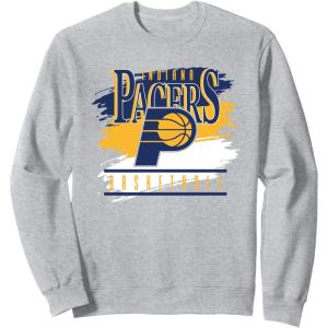 imageNBA Official Indiana Pacers Spilled Paint SweatshirtHeather Grey