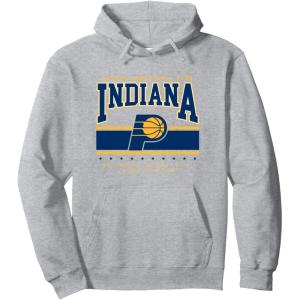 imageNBA Official Indiana Pacers Up Top Hark Pullover HoodieHeather Grey