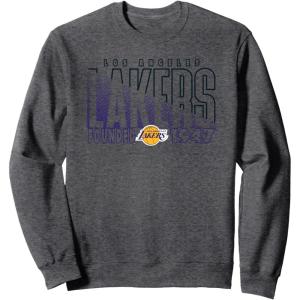 imageNBA Official Los Angeles Lakers Razors Edge SweatshirtDark Heather Grey