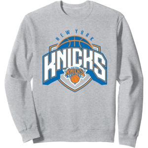 imageNBA Official New York Knicks Hang Time SweatshirtHeather Grey