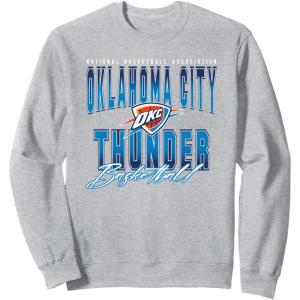 imageNBA Official Oklahoma City Thunder Fade Out SweatshirtHeather Grey