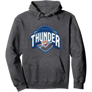 imageNBA Official Oklahoma City Thunder Hint Pullover HoodieDark Heather Grey