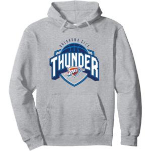 imageNBA Official Oklahoma City Thunder Hint Pullover HoodieHeather Grey