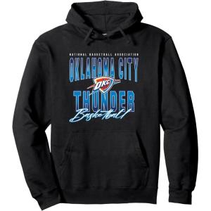 imageNBA Official Oklahoma City Thunder Hook Pullover HoodieBlack