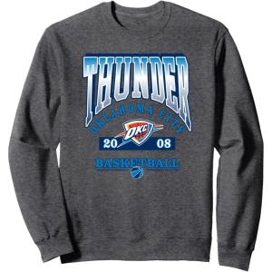 imageNBA Oklahoma City Thunder Homecourt Advantage SweatshirtDark Heather Grey