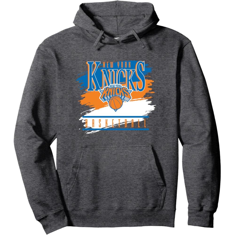 imageNBA Official New York Knicks Henna Pullover HoodieDark Heather Grey