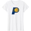 imageNBA Indiana Pacers Officially Licensed TShirt Small BlackWhite