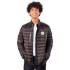 imageUltra Game Adults NBA Official Smashing Records Satin JacketBlack