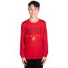 imageUltra Game Boys Long Sleeve Athletic Quick Dry Performance TShirtTeam Color