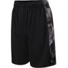 imageUltra Game Boys Youth NBA Official Active Knit Slam Basketball Training Shorts with Breathable Satin Mesh PanelsBlack