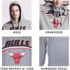 imageUltra Game Mens Fleece Hoodie Pullover Sweatshirts Out of BoundHeather Gray