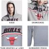 imageUltra Game Mens Fleece Hoodie Pullover Sweatshirts Out of BoundHeather Gray