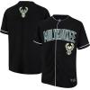 imageUltra Game Mens Mesh Button Down Baseball Jersey Tee ShirtBlack 23