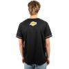 imageUltra Game Mens Mesh Button Down Baseball Jersey Tee ShirtBlack 23