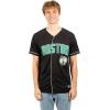 imageUltra Game Mens Mesh Button Down Baseball Jersey Tee ShirtBlack 23