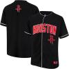 imageUltra Game Mens Mesh Button Down Baseball Jersey Tee ShirtBlack 23