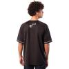 imageUltra Game Mens Mesh Button Down Baseball Jersey Tee ShirtBlack 23