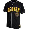 imageUltra Game Mens Mesh Button Down Baseball Jersey Tee ShirtBlack 23