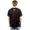 imageUltra Game Mens Mesh Button Down Baseball Jersey Tee ShirtBlack 23