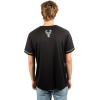 imageUltra Game Mens Mesh Button Down Baseball Jersey Tee ShirtBlack 23
