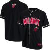 imageUltra Game Mens Mesh Button Down Baseball Jersey Tee ShirtBlack 23