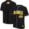imageUltra Game Mens Mesh Button Down Baseball Jersey Tee ShirtBlack 23