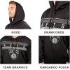 imageUltra Game Mens NBA Fleece Midtown Pullover SweatshirtBlack