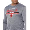 imageUltra Game Mens NBA Official Active Long Sleeve Pullover TShirtHeather Charcoal