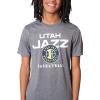 imageUltra Game Mens NBA Official Arched Plexi Short Sleeve Tee ShirtCharcoal Heather