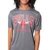 imageUltra Game Mens NBA Official Arched Plexi Short Sleeve Tee ShirtCharcoal Heather