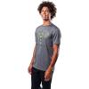 imageUltra Game Mens NBA Official Arched Plexi Short Sleeve Tee ShirtCharcoal Heather