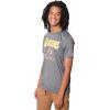 imageUltra Game Mens NBA Official Arched Plexi Short Sleeve Tee ShirtCharcoal Heather