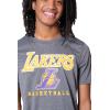 imageUltra Game Mens NBA Official Arched Plexi Short Sleeve Tee ShirtCharcoal Heather