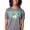 imageUltra Game Mens NBA Official Arched Plexi Short Sleeve Tee ShirtHeather Gray