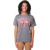 imageUltra Game Mens NBA Official Arched Plexi Short Sleeve Tee ShirtHeather Gray
