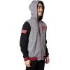 imageUltra Game Mens NBA Official Full Zip Fleece Hoodie Letterman Varsity JacketTeam Color