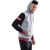 imageUltra Game Mens NBA Official Full Zip Fleece Hoodie Letterman Varsity JacketTeam Color
