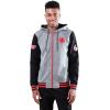 imageUltra Game Mens NBA Official Full Zip Fleece Hoodie Letterman Varsity JacketTeam Color