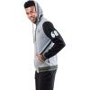 imageUltra Game Mens NBA Official Full Zip Fleece Hoodie Letterman Varsity JacketTeam Color