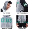 imageUltra Game Mens NBA Official Full Zip Fleece Hoodie Letterman Varsity JacketTeam Color
