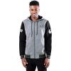 imageUltra Game Mens NBA Official Full Zip Fleece Hoodie Letterman Varsity JacketTeam Color