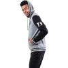 imageUltra Game Mens NBA Official Full Zip Fleece Hoodie Letterman Varsity JacketTeam Color
