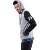 imageUltra Game Mens NBA Official Full Zip Fleece Hoodie Letterman Varsity JacketTeam Color