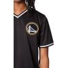 imageUltra Game Mens NBA Official Game Time Soft Mesh Short Sleeve VNeck Tee ShirtBlack