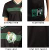 imageUltra Game Mens NBA Official Game Time Soft Mesh Short Sleeve VNeck Tee ShirtBlack